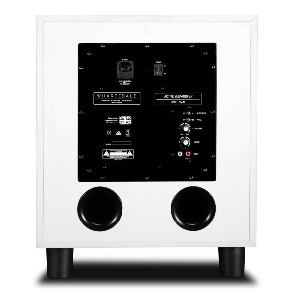 Wharfedale SW-12 Subwoofer, White - Rear