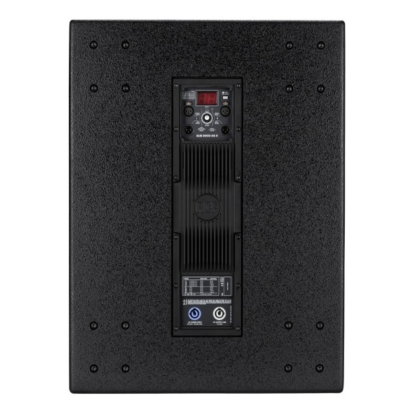 RCF SUB 8003-AS II 18'' Bassreflex Active Subwoofer, Rear Panel