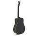 Yamaha FG-TA TransAcoustic, Black back
