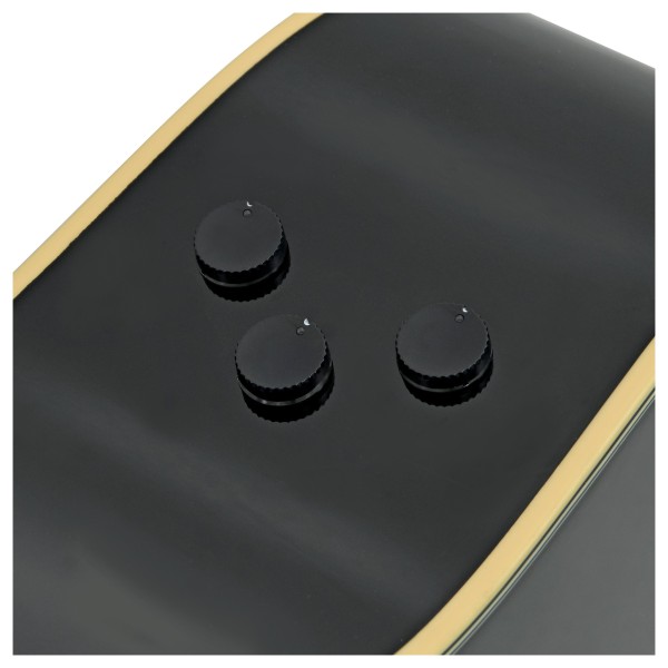 Yamaha FG-TA TransAcoustic, Black knobs