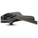 Schecter SLS Evil Twin-4 Bass, Satin Black neck joint