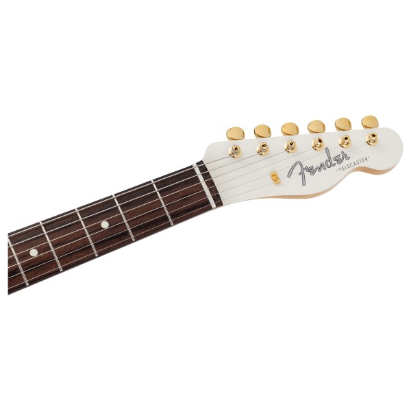 Fender Made in Japan Traditional 2025 Collection 60s Telecaster RW, White Pearl - headstock 