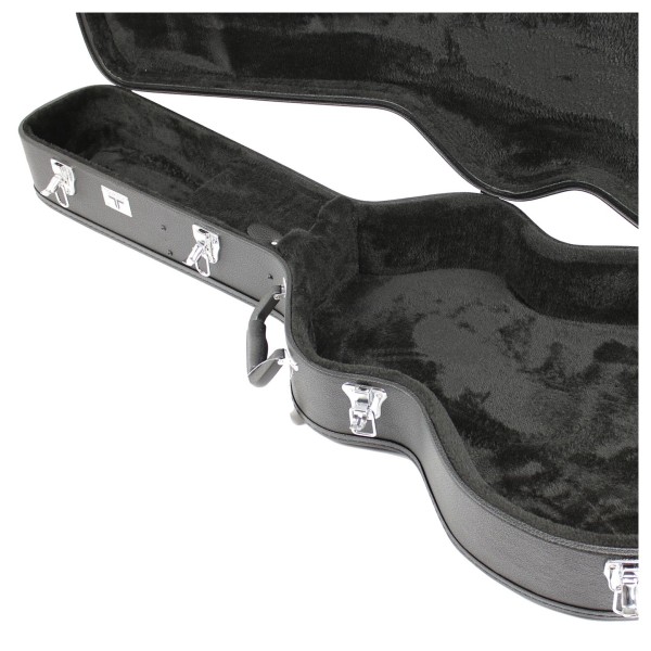Tourtech Semi Acoustic Guitar Hard Case - Open