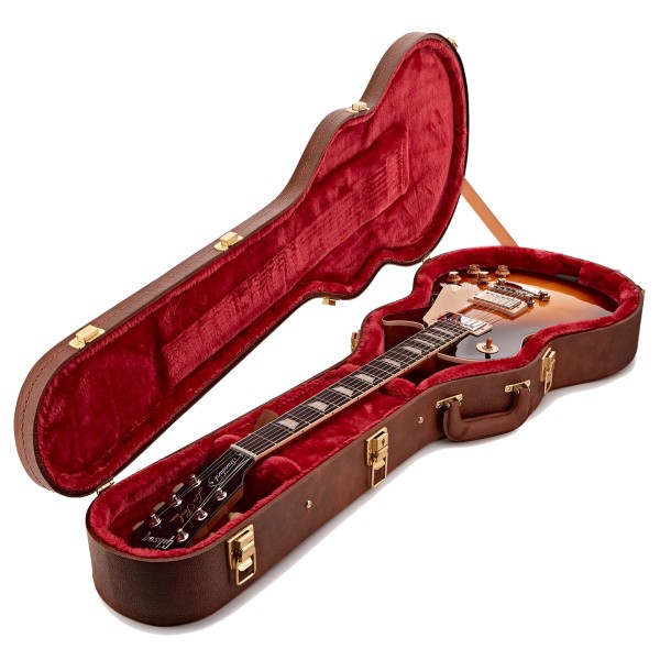 Gibson Les Paul Standard 50s Figured Top, Tobacco Burst #204550375 - case open 