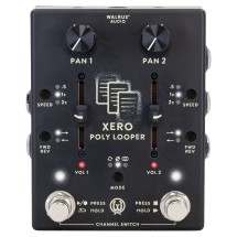 Walrus Audio Xero Polylooper Stereo / Dual Looper Pedal, czarny