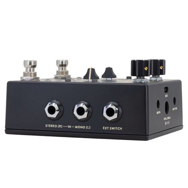 Walrus Audio Xero Polylooper Stereo / Dual Looper Pedal, Black - input