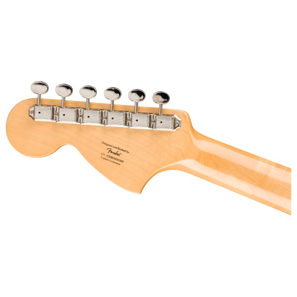 Squier FSR Classic Vibe '60s Mustang, Competition Burgundy - headstock back 