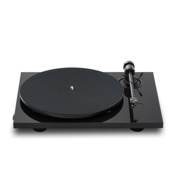 Pro-Ject E1.2 Turntable, Black - front 