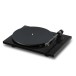 Pro-Ject E1.2 Turntable, Black - face left 