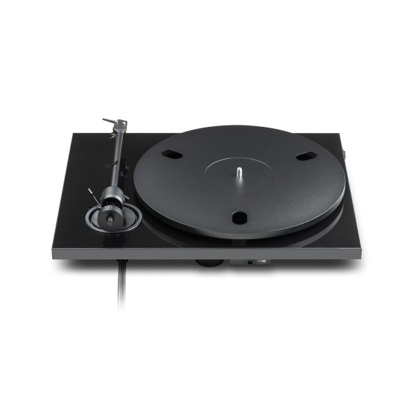 Pro-Ject E1.2 Turntable, Black  -rear 