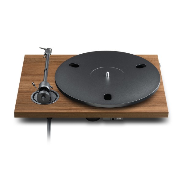 Pro-Ject E1.2 Turntable, Walnut - rear 