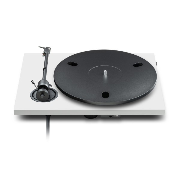 Pro-Ject E1.2 Turntable, White - rear 