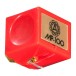 Nagaoka MP-100 MM Phono Cartridge - Detached stylus, focusing on conical needle