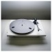 Pro-Ject E1.2 Turntable, White - lifestyle 3 