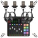 Rodecaster Pro II Quad Bundle with NTH-50 Headphones - Full Package