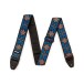 Dunlop Strap - Hendrix Blacklight Fillmore Blue - front
