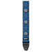 Dunlop Strap - Hendrix Blacklight Fillmore Blue - straight
