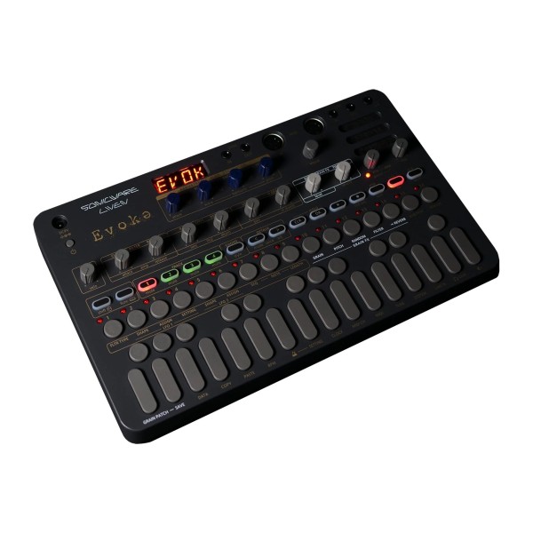 Sonicware LIVEN Evoke Portable Synthesizer - Angled 2