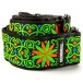 Dunlop Strap - Hendrix Blacklight Fillmore Green - rolled up