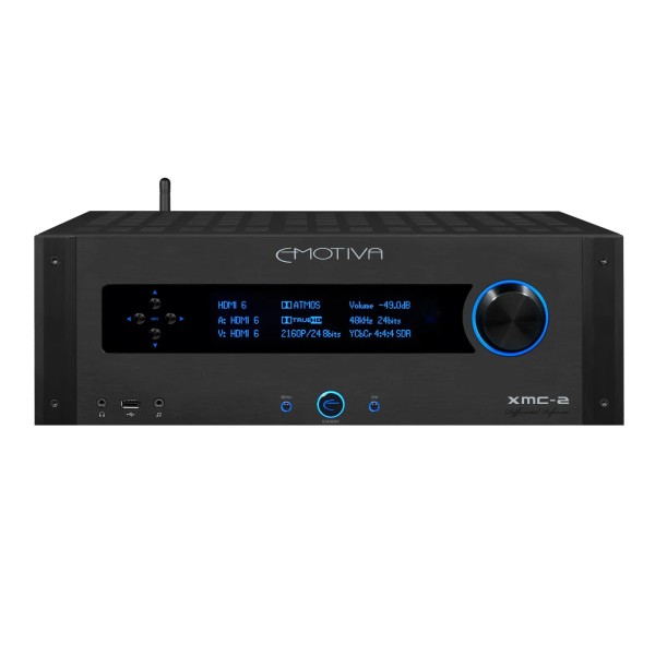 Emotiva XMC2+ 16 Channel AV Processor, Black - main  front 