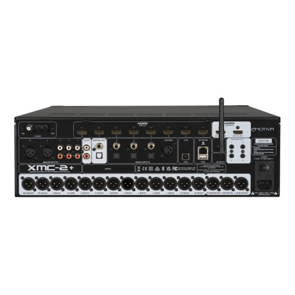 Emotiva XMC2+ 16 Channel AV Processor, Black - rear 