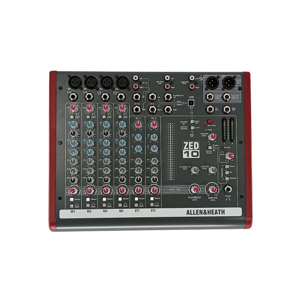 その他 ALLEN&HEATH ZED-10 Allen & Heath ZED-10FX 10-Channel Analog USB Mixer with Effects