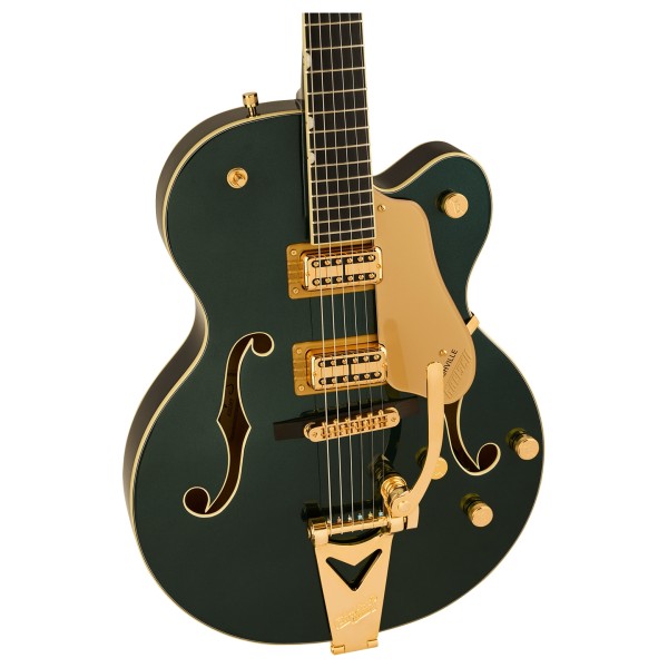 Grestch Synchromatic Nashville Hollow Body Single-Cut with Bigsby EB, Cadillac Green - body 