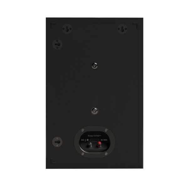 Monitor Audio Bronze 7G On-Wall Speaker (Single), Black - Reverse and speaker cable terminals