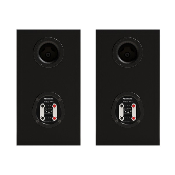 Monitor Audio Bronze 50 7G Bookshelf Speakers, Black - rear 