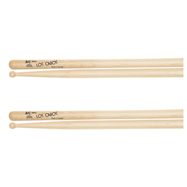 Los Cabos Jive Maple Wood Tip Drumsticks, 2 Pair Pack