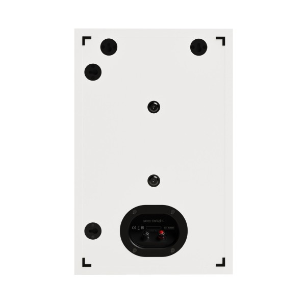 Monitor Audio Bronze 7G On-Wall Speaker (Single), White - Reverse and speaker cable terminals