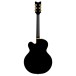 Grestch Synchromatic Falcon Hollow Body Single-Cut with Bigsby EB, Black - back 