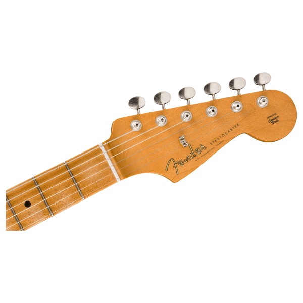 Fender Vintera II Road Worn '60s Stratocaster MN, Black - headstock 