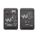 Kanto YU2 Powered Desktop Speakers, Matte Black - Rear