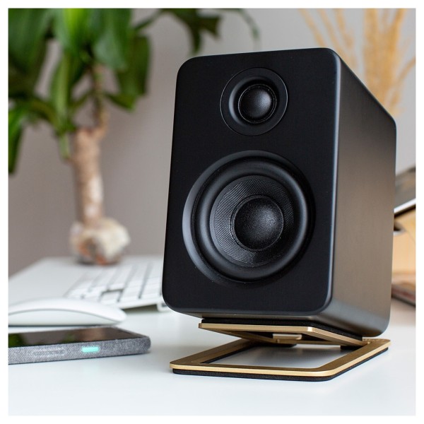 Kanto YU2 Speakers, Matte Black - Lifestyle 2