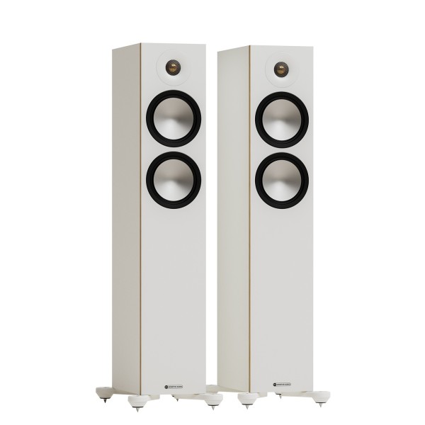 Monitor Audio Bronze 300 7G Floorstanding Speakers (Pair), White - main 