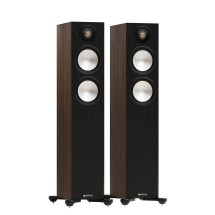 Monitor Audio Bronze 300 7G Floorstanding Speakers (Pair), Walnut