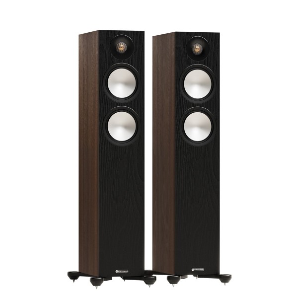 Monitor Audio Bronze 300 7G Floorstanding Speakers (Pair), Walnut - main 
