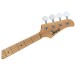 Antiquity Aq-pb Bass Guitar, White - headstock 