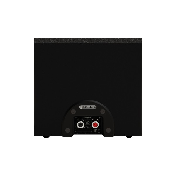 Monitor Audio Bronze 7G AMS Atmos Speakers (Pair), Black - Reverse and speaker cable terminal