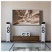 Monitor Audio Bronze 7G AMS Atmos Speakers (Pair), White - Lifestyle image, home cinema system