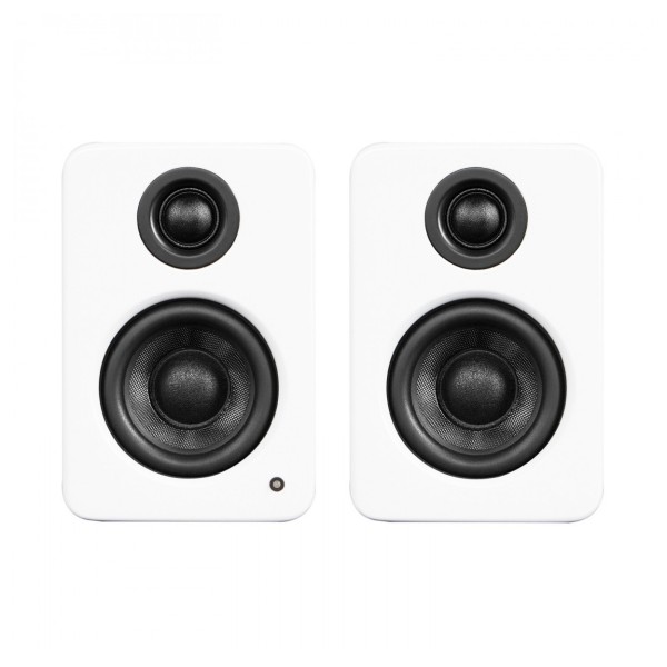 YU2 Bookshelf Speakers, Matte White - Front