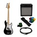 Antiquity Mini Pb 3/4 Size Bass & Amp Pack, Black
