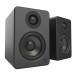 Kanto YU2 Powered Desktop Speakers, Matte Black - Angled