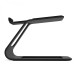 Kanto SE2 Elevated Desktop Speaker Stands (Small), Black - Side