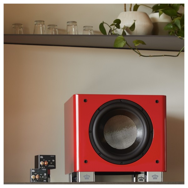 Rel T 9x Subwoofer RED Lifestyle View 3