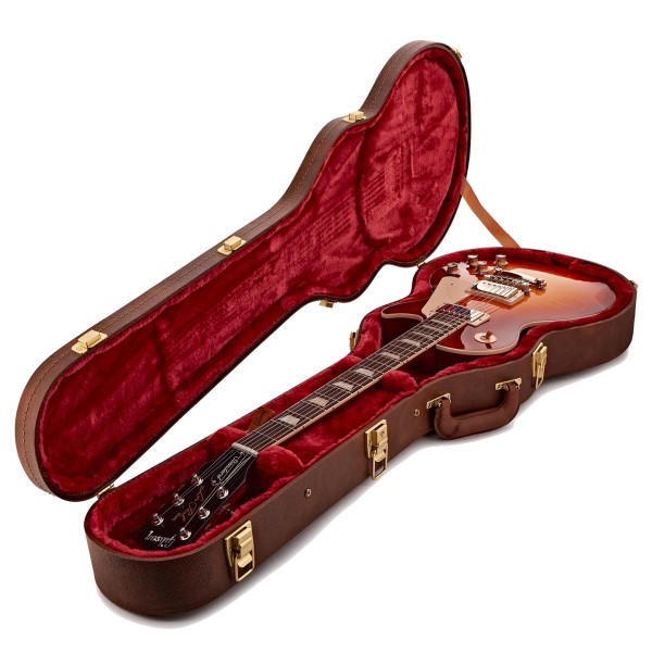 Gibson Les Paul Standard 60s, Tomato Soup Burst #225040350 - case open 