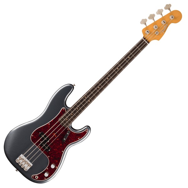 Fender Vintera II Road Worn '60s Precision Bass RW, Charcoal Frost Metallic - front
