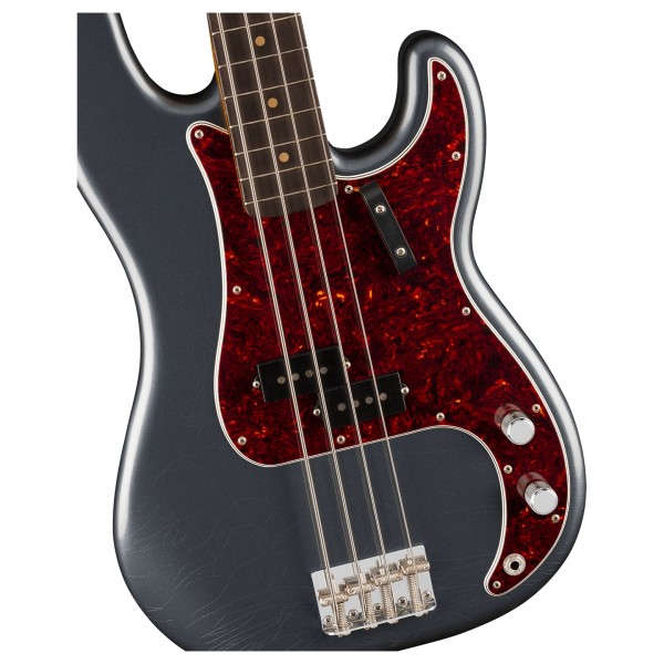 Fender Vintera II Road Worn '60s Precision Bass RW, Charcoal Frost Metallic - body 