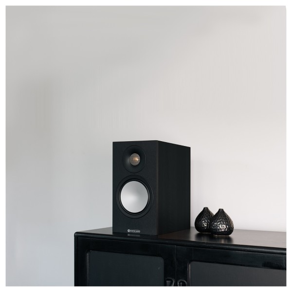 Monitor Audio Bronze 50 7G Bookshelf Speakers, (Pair) Walnut - lifestyle - 3